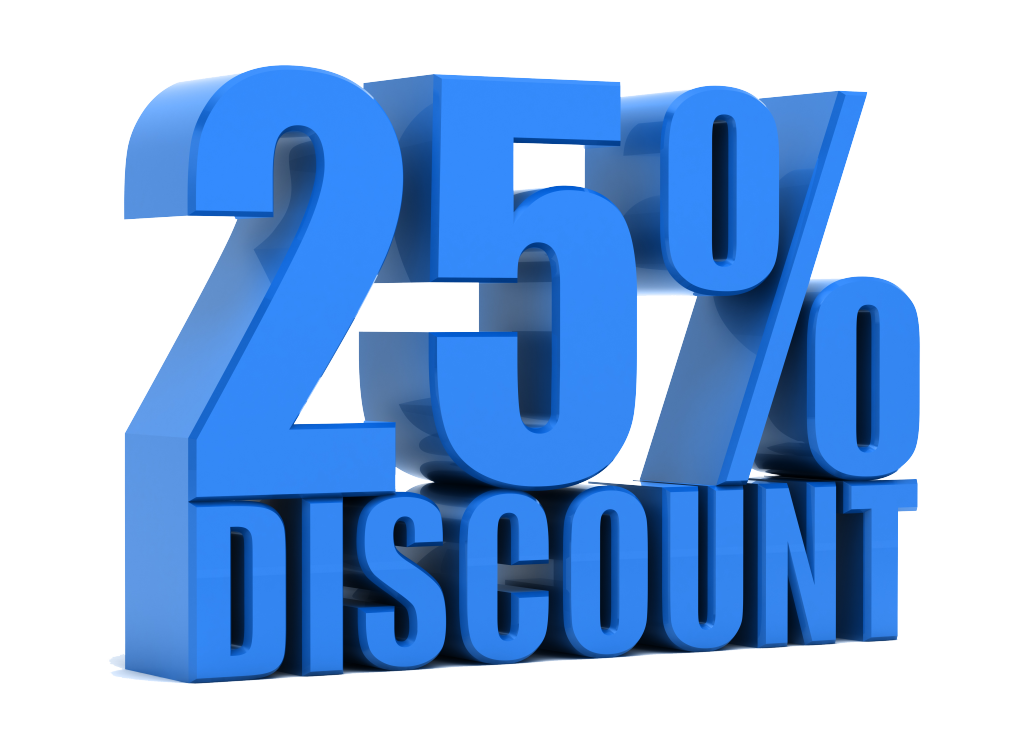 25DiscountTransparent