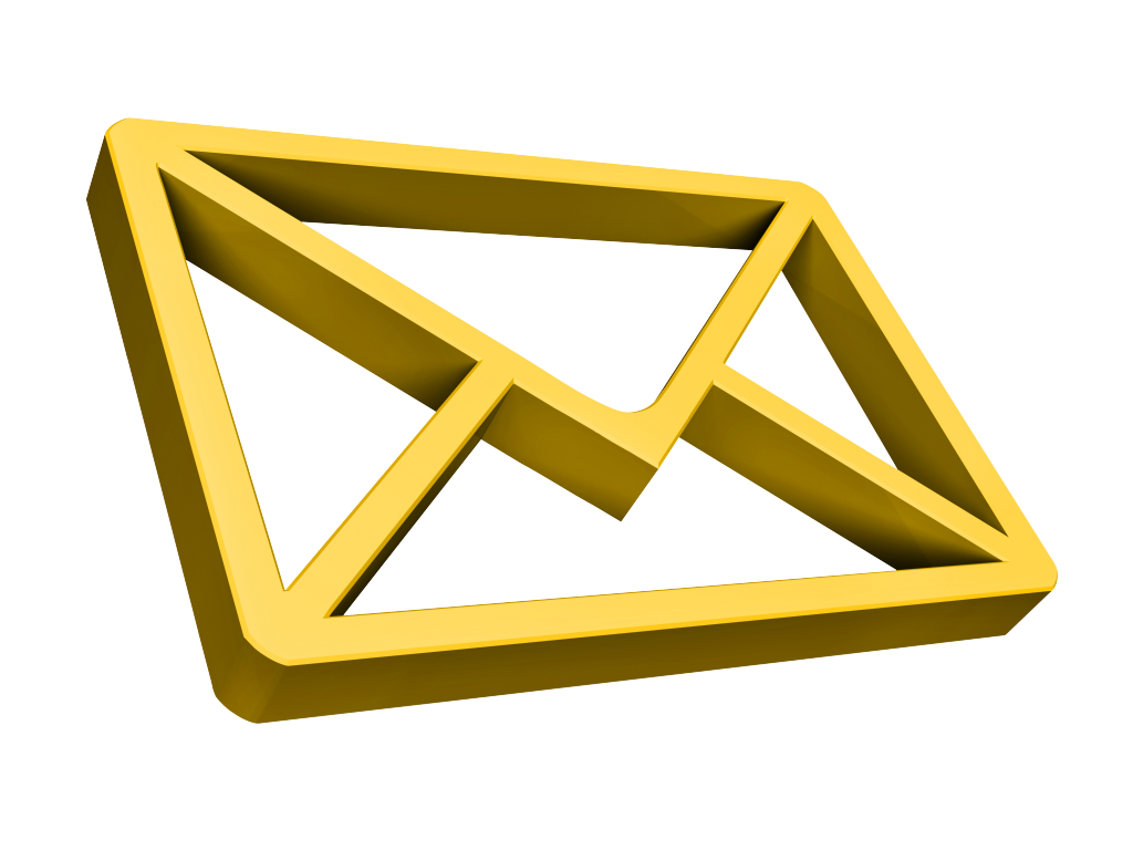 Gold Email Icon DPC